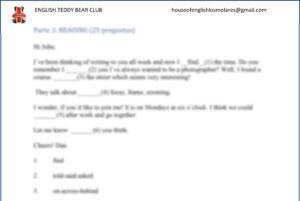 ejercicios de reading para el Aptis General